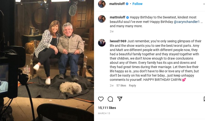 Matt Roloff- Instagram