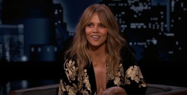 Naked-Faced Halle Berry Snaps Busty Selfie In Lace Bra