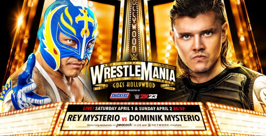 Rey Mysterio vs Dominik at WWE WrestleMania / WWE