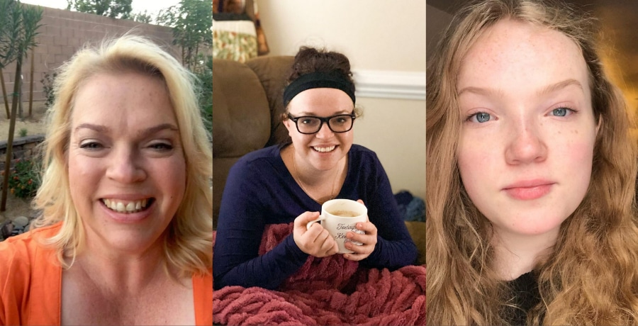Janelle Brown, Maddie Brush, and Savanah Brown from Sister Wives, TLC, Images from Instagram