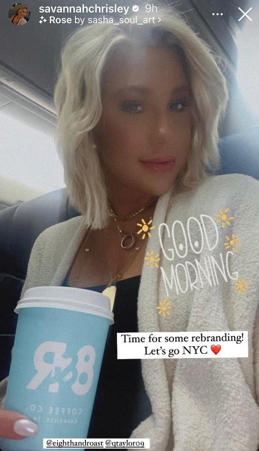 Savannah Chrisley Teases Cleavage [Source: Savannah Chrisley - Instagram Stories]