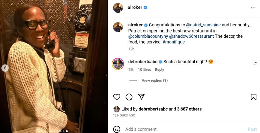 Al Roker and Deborah Roberts - Instagram