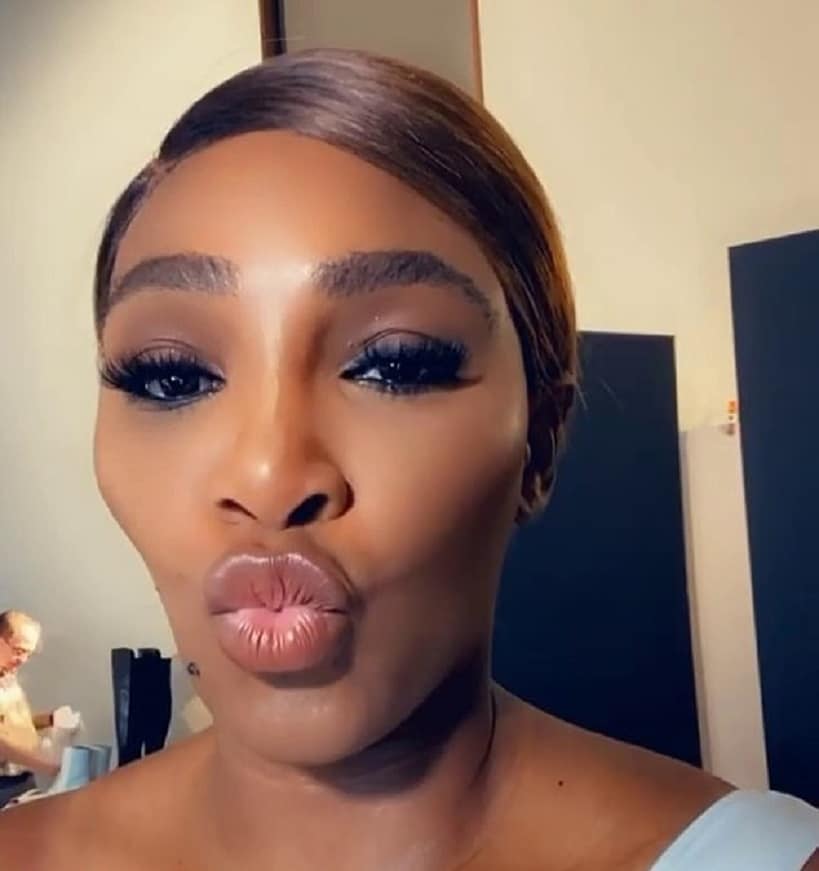 Serena Williams With Sleek Ponytail [Source: Serena Williams - Instagram]