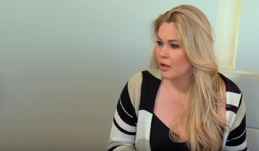 Shanna Moakler Wears Cardigan [Source: YouTube]