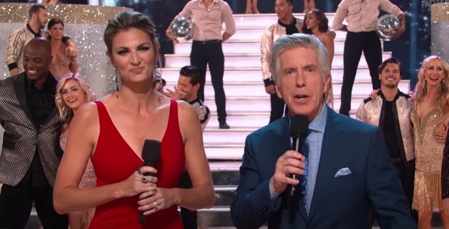 Tom Bergeron and Erin Andrews from Dancing With The Stars, ABC