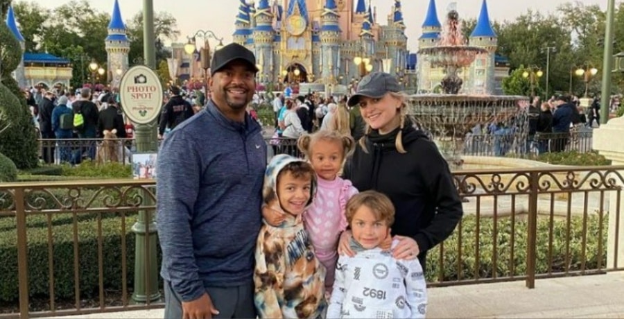 Alfonso Ribeiro, his wife Angela, and their kids Alfonso Jr., Anders, and Ava from Instagram