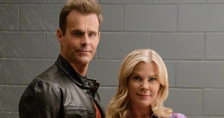 Photo: Cameron Mathison, Alison Sweeney Credit: @2023 Hallmark Media/Photographer: Bettina Strauss