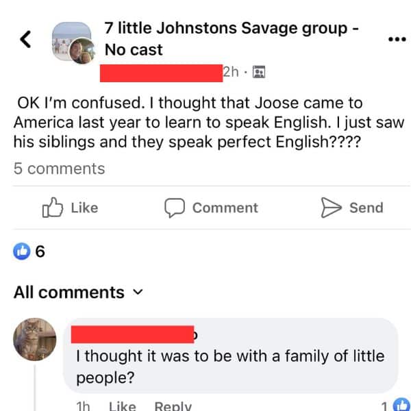 Facebook - 7 Little Johnstons fans