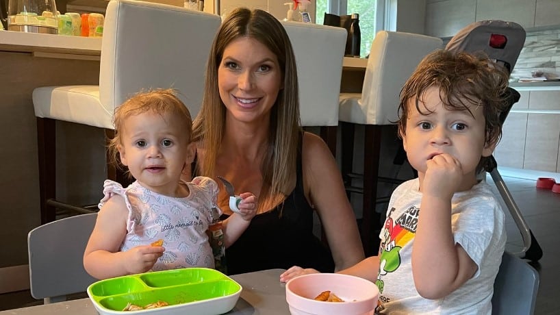 Maya Vander and two of her kids, Instagram Selling Sunset, Netflix
