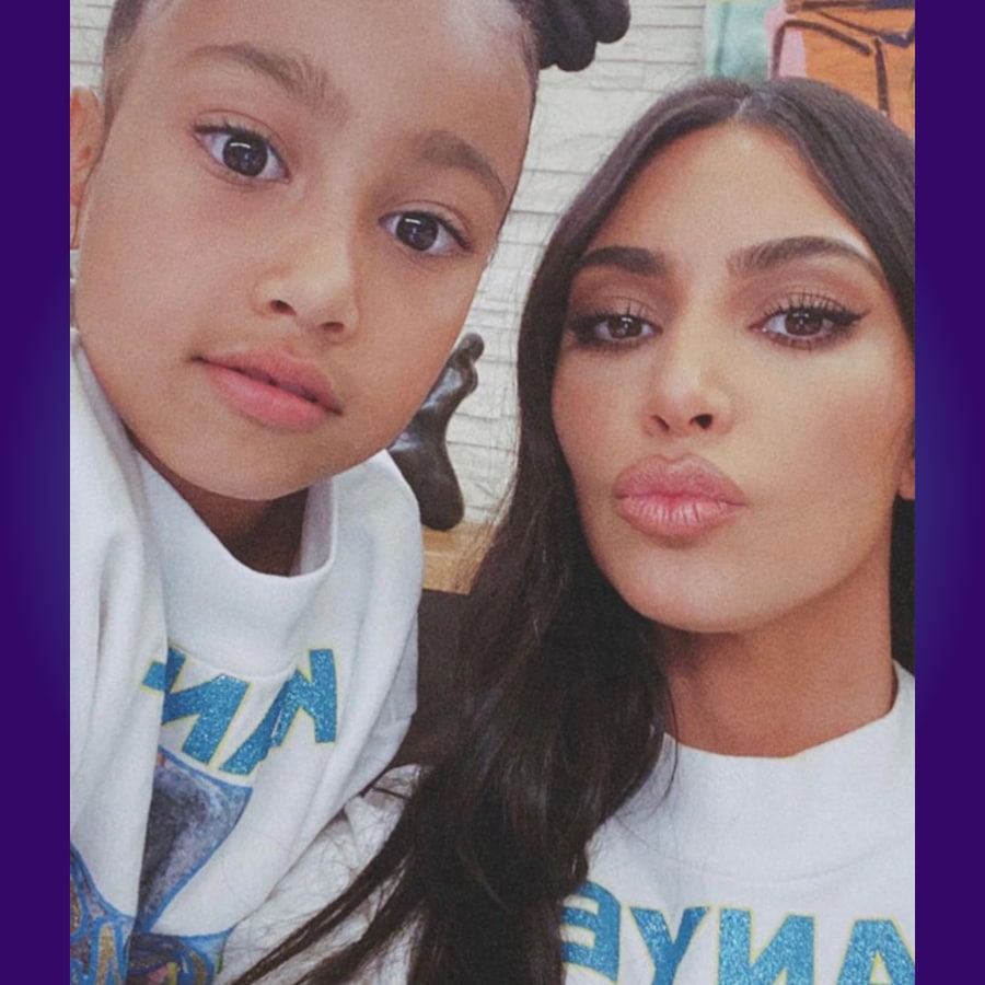 North West & Kim Kardashian [Source: Kim Kardashian - Instagram]
