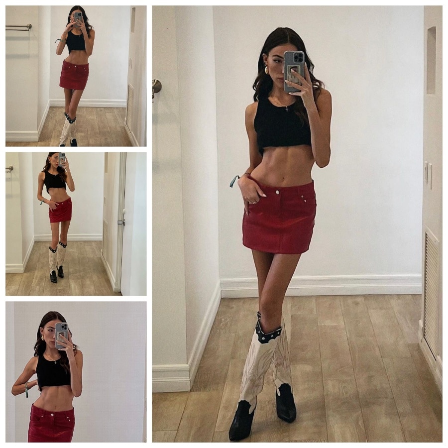 Sophia Culpo Flashes Tummy & Legs [Source: Sophia Culpo - Instagram]