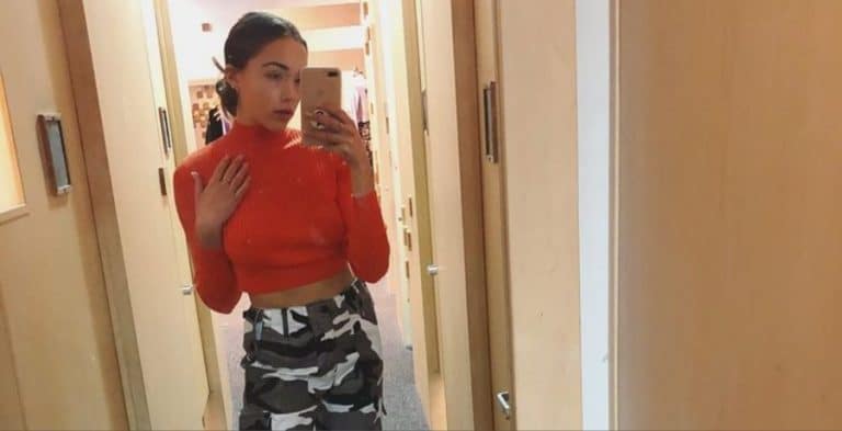 Sophia Culpo Gives Cowgirl Vibes In Black Crop & Red Miniskirt