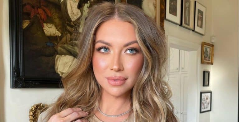 Stassi Schroeder Teases Baby Bump In White Tee & Tight Jeans