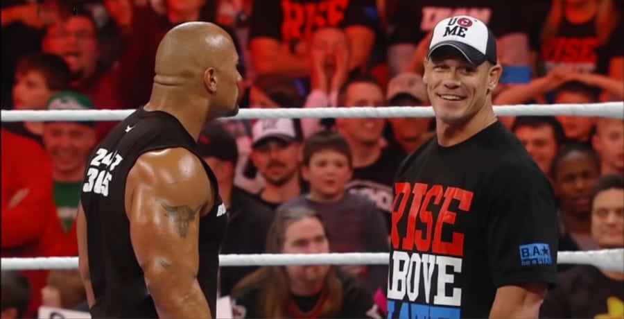 The Rock and John Cena in WWE / YouTube