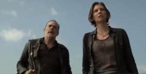 Maggie and Negan in The Walking Dead: Dead City. / YouTube