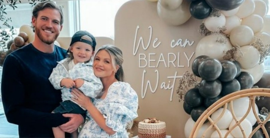 Carson McAllister, Witney Carson, and their son Leo from Instagram Dancing With The Stars