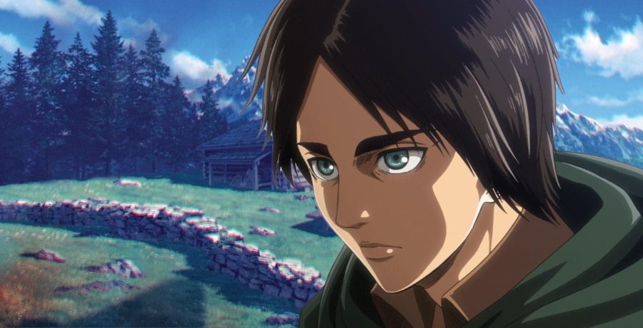 attack on titan finale poster with eren yeager