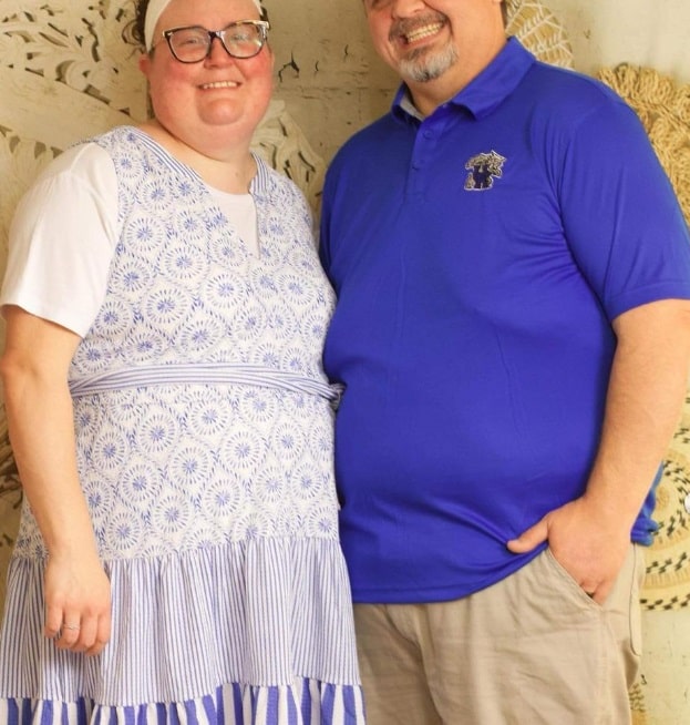 Chris Combs and his wife Brittany Combs from Instagram 1000-Lb Sisters, TLC