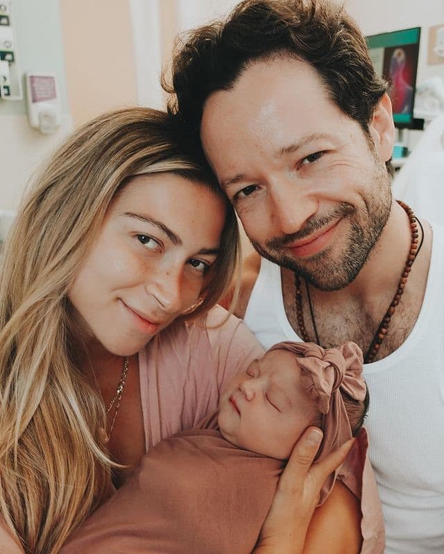 Daniella Karagach, Pasha Pashkov, and their newborn Nikita from Instagram Dancing With The Stars, ABC