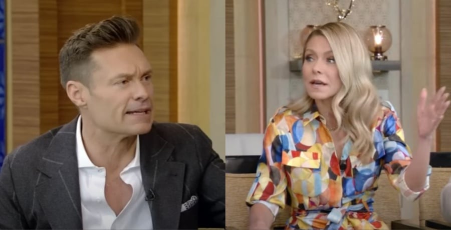 Ryan Seacrest and Kelly Ripa from Live with Kelly and Mark, ABC