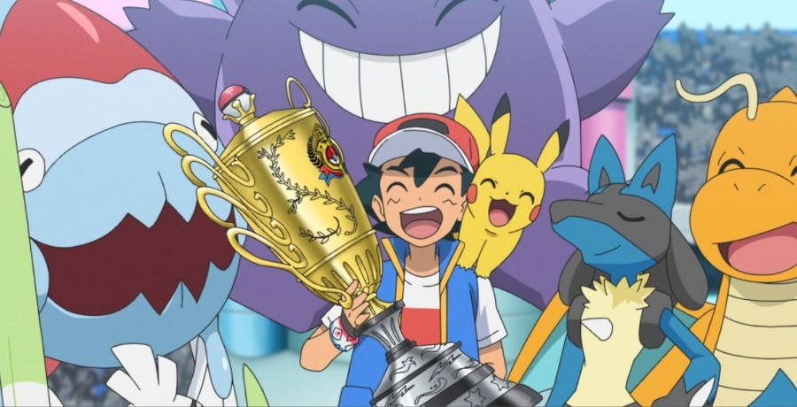 pokemon ultimate journeys ash champion league victory