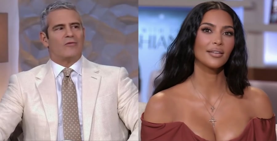 Andy Cohen and Kim Kardashian on KUWTK reunion special / YouTube