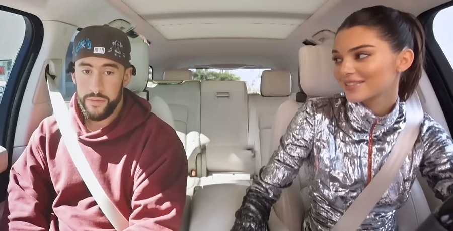 Bad Bunny & Kendall Jenner on Carpool Karaoke / YouTube