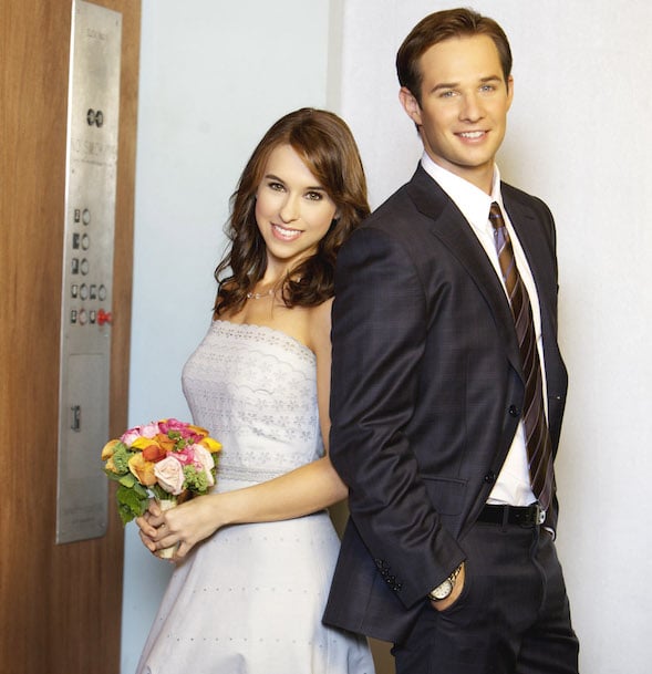 Lacey Chabert, Ryan Merriman, Hallmark Elevator Girl Photo: Justin Lubin/2009 Crown Media