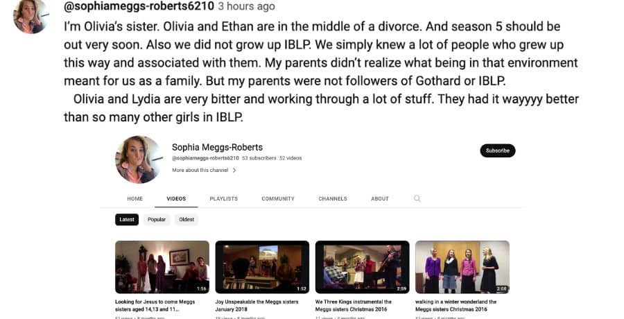 Sophia Meggs - Olivia and Ethan Plath Divorce