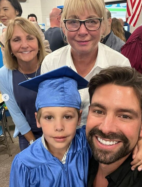 Michael Allio with James at graduation via INsta