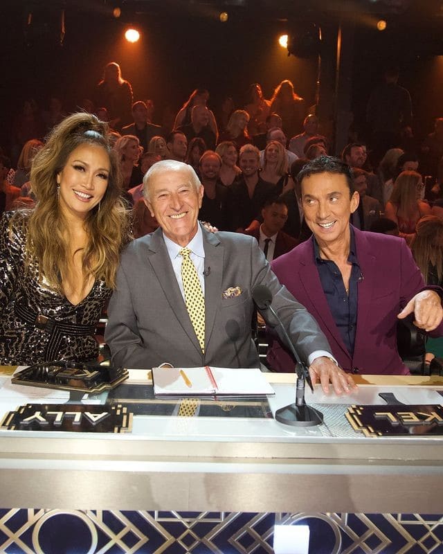 Len Goodman, Carrie Ann Inaba, and Bruno Tonioli from Instagram