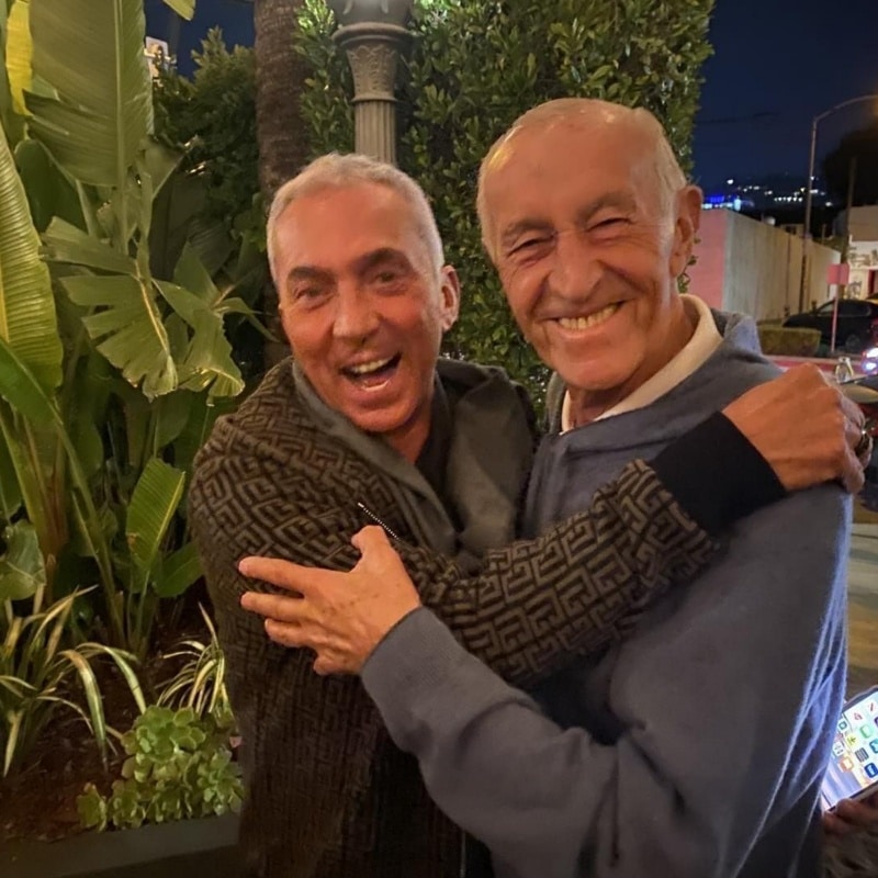 Len Goodman and Bruno Tonioli from Bruno's Instagram