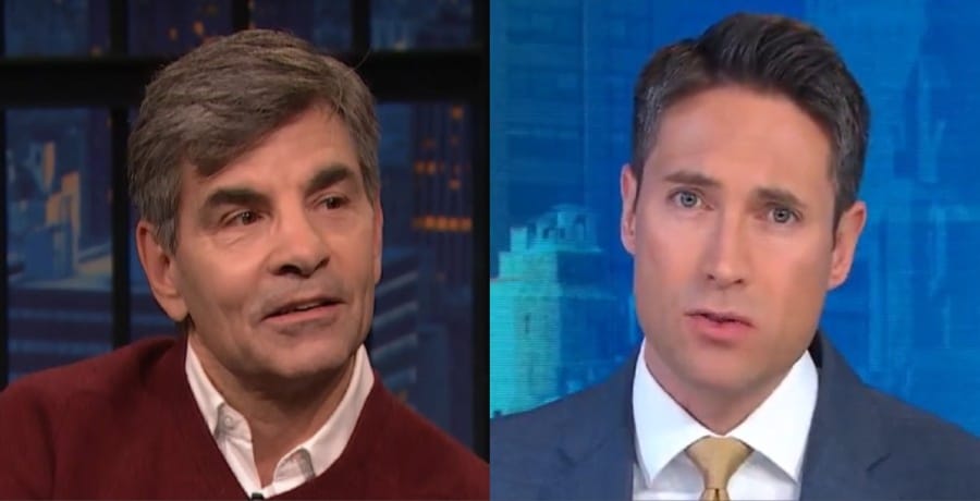 George Stephanopoulos - Whit Johnson - Late Night with Seth Meyer, YouTube; GMA, Twitter