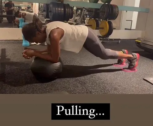 Deborah Roberts workout- Instagram