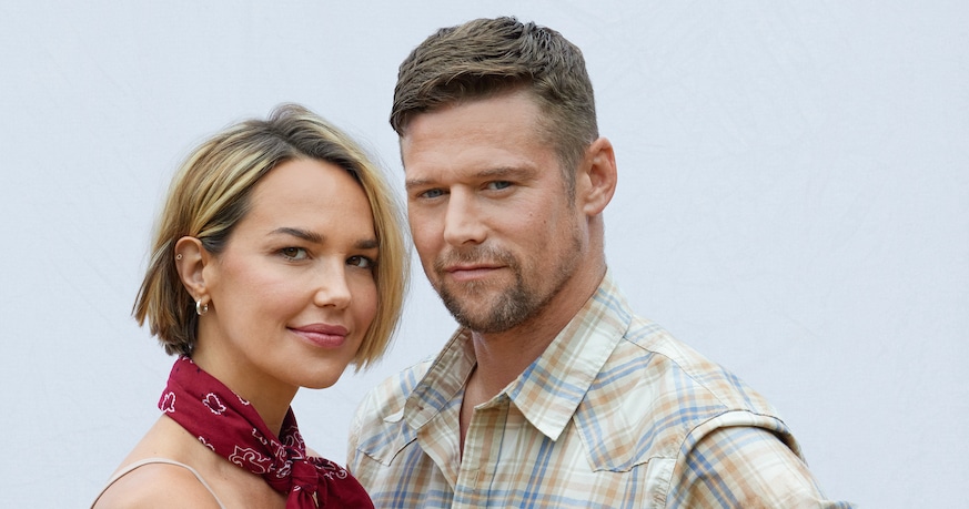 Photo: Arielle Kebbel, Zach Roerig Credit: ©2023 Hallmark Media/Photographer: Courtesy Johnson Production Group