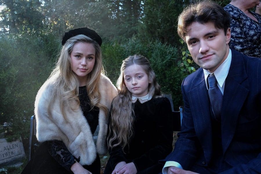 Brec Bassinger, Emma Oliver and Khobe Clarke star in the limited series V.C. Andrews' Dawn Used with Lifetime's permission 