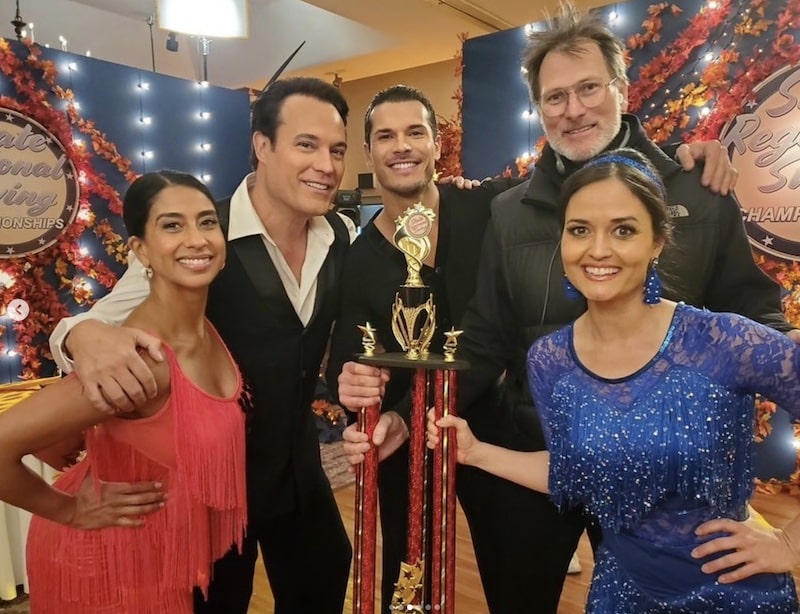 DWTS Gleb with Swing For Love stars Instagram
