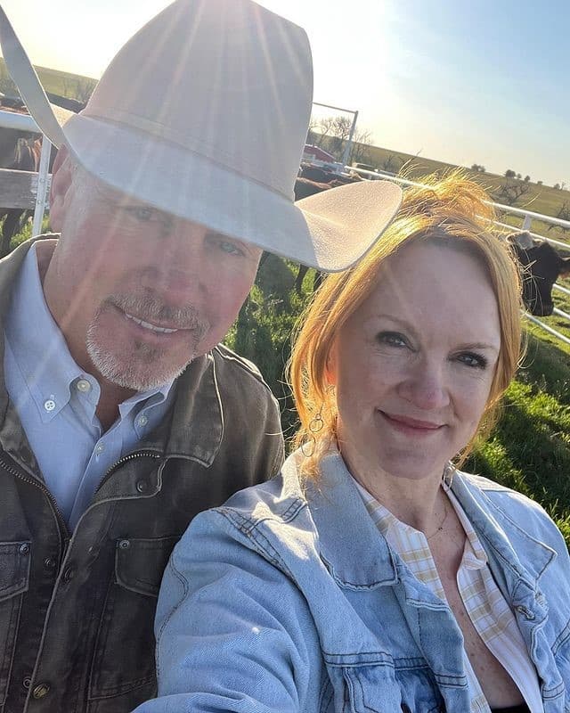 Ree Drummond and her husband from Instagram