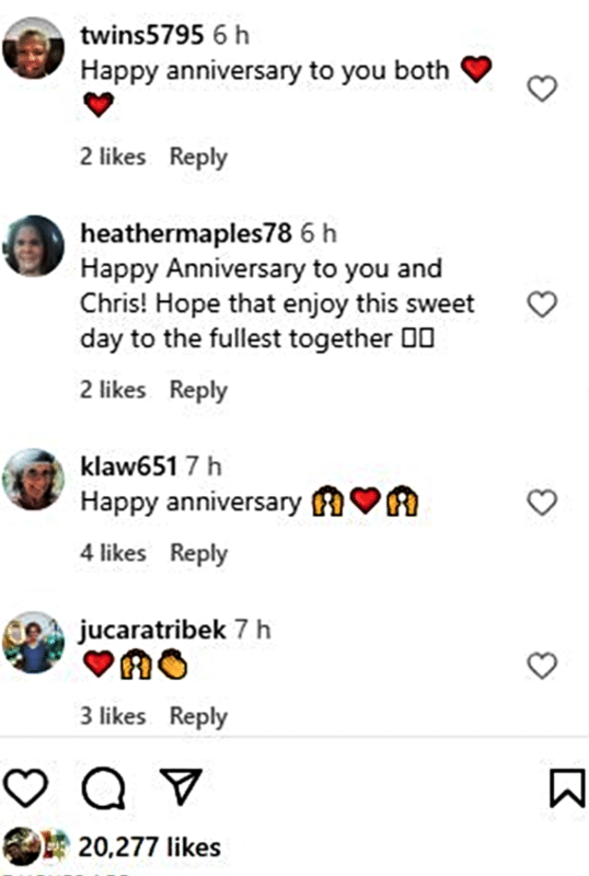 LPBW Amy Chris TLC Fans Comments On Anniversary Instagram