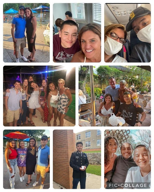 Colleen Conrad's collage on Instagram, featuring Collin Gosselin