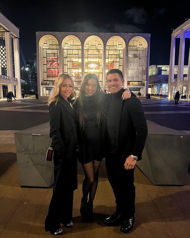 Kelly Ripa, Lola Consuelos, and Mark Consuelos from Instagram