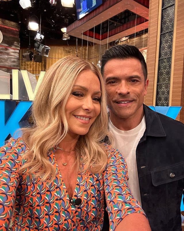 Kelly Ripa and Mark Consuelos from Instagram