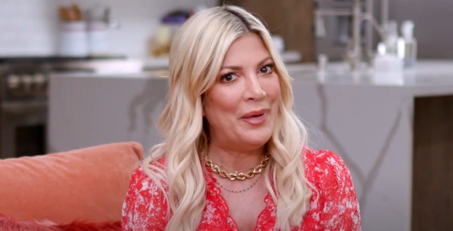 Tori Spelling from her YouTube channel