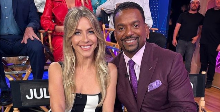 Alfonso Ribeiro and Julianne Hough from the Dancing With The Stars Instagram account