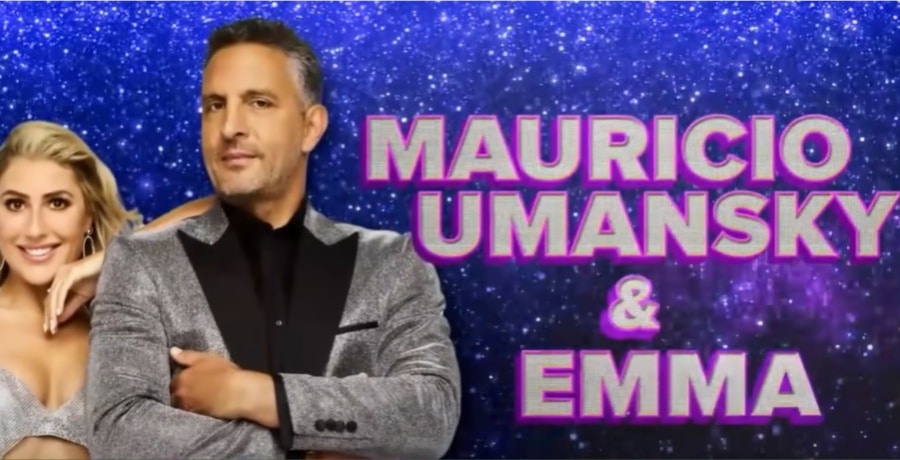 Mauricio Umansky and Emma Slater from Dancing With The Stars segment on Good Morning America Sourced from YouTube