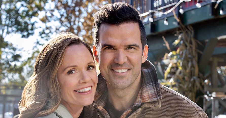 Photo: Rachel Boston, Benjamin Ayres Credit: ©2023 Hallmark Media/Photographer: Bob Akester