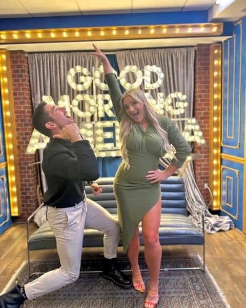 Alan Bersten and Jamie Lynn Spears on GMA, sourced from Instagram