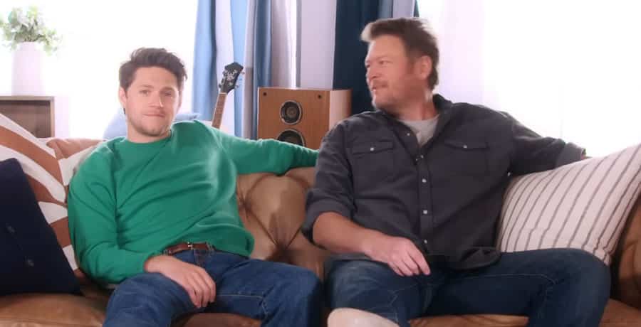 Niall Horan & Blake Shelton in The Voice promo / YouTube