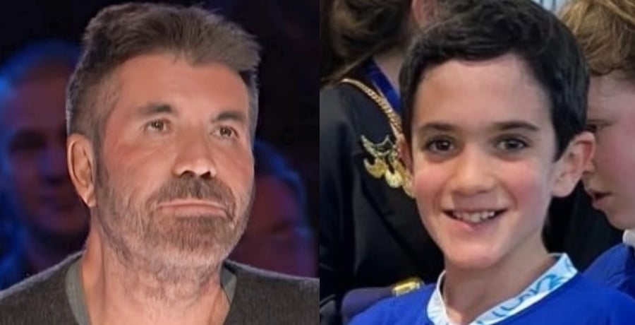 Simon Cowell and his son