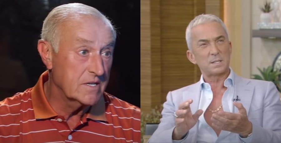 Len Goodman and Bruno Tonioli, both sourced from YouTube interviews